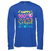Happy 100th Day Of School Tie Dye Rainbow 100 Days Smart Shirt & Hoodie | teecentury