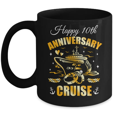 Happy 10th Anniversary Cruise Wedding Matching Husband Wife Mug | teecentury