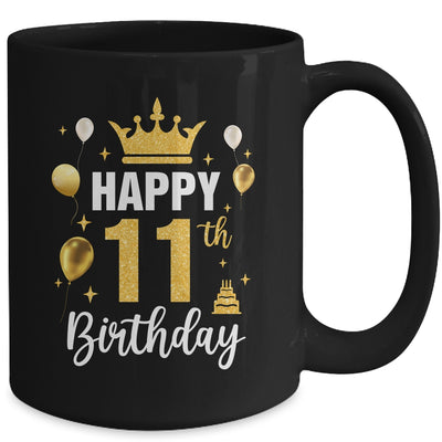 Happy 11th Birthday Idea For 11 Years Old Boys And Girls Mug | teecentury