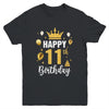 Happy 11th Birthday Idea For 11 Years Old Boys And Girls Youth Shirt | teecentury