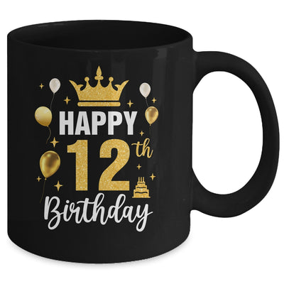 Happy 12th Birthday Idea For 12 Years Old Boys And Girls Mug | teecentury