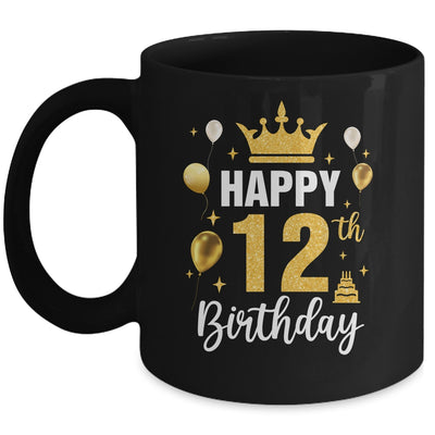 Happy 12th Birthday Idea For 12 Years Old Boys And Girls Mug | teecentury
