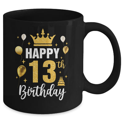Happy 13th Birthday Idea For 13 Years Old Boys And Girls Mug | teecentury