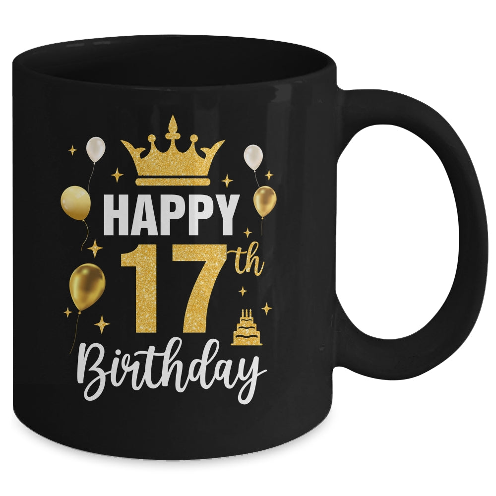 Happy 17th Birthday Idea For 17 Years Old Man And Woman Mug | teecentury