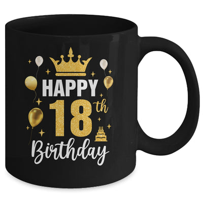 Happy 18th Birthday Idea For 18 Years Old Man And Woman Mug | teecentury