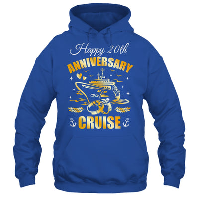 Happy 20th Anniversary Cruise Wedding Matching Husband Wife Shirt & Tank Top | teecentury
