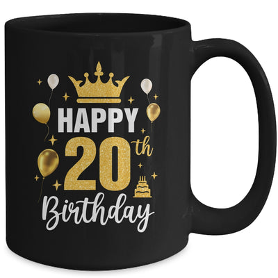 Happy 20th Birthday Idea For 20 Years Old Man And Woman Mug | teecentury