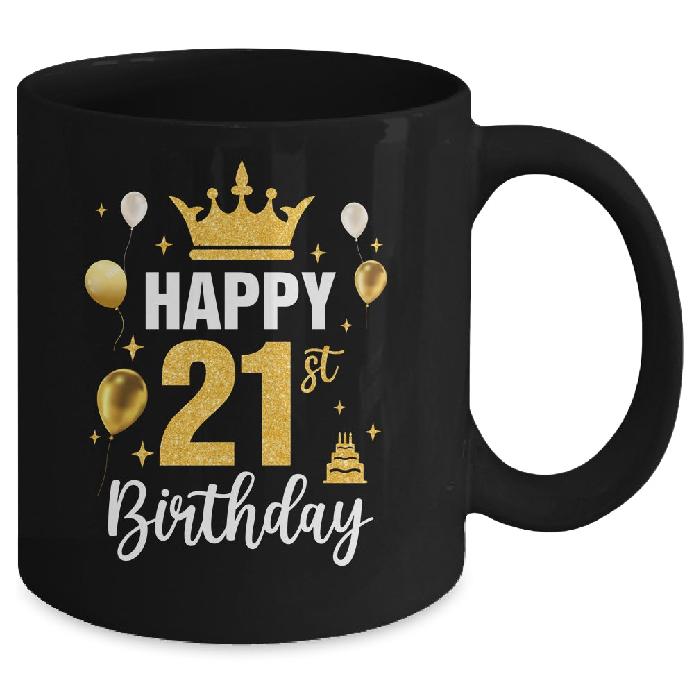 Happy 21st Birthday Idea For 21 Years Old Man And Woman Mug | teecentury