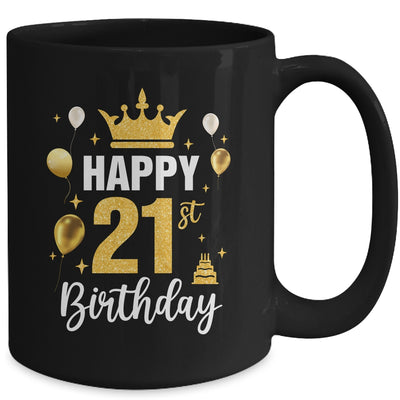 Happy 21st Birthday Idea For 21 Years Old Man And Woman Mug | teecentury