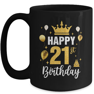 Happy 21st Birthday Idea For 21 Years Old Man And Woman Mug | teecentury
