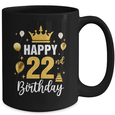 Happy 22nd Birthday Idea For 22 Years Old Man And Woman Mug | teecentury