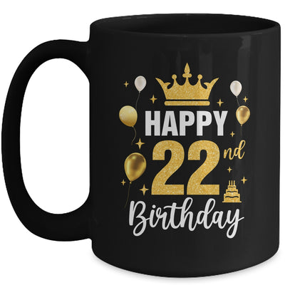 Happy 22nd Birthday Idea For 22 Years Old Man And Woman Mug | teecentury