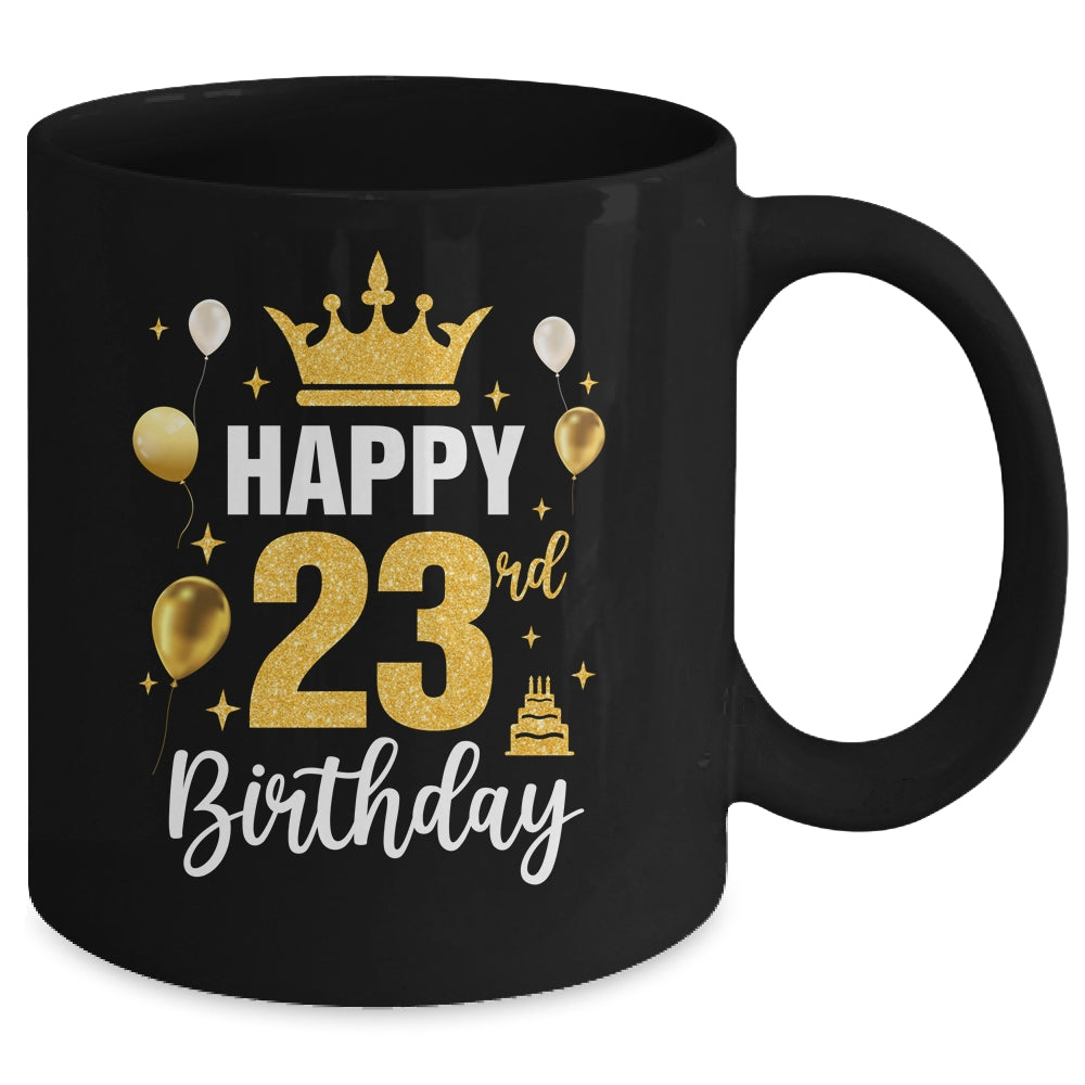 Happy 23rd Birthday Idea For 23 Years Old Man And Woman Mug | teecentury