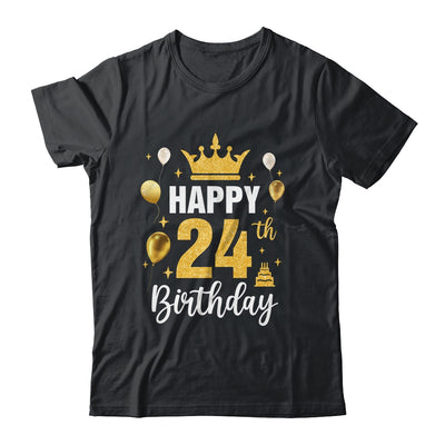 Happy 24th Birthday Idea For 24 Years Old Man And Woman Shirt & Tank Top | teecentury