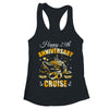 Happy 25th Anniversary Cruise Wedding Matching Husband Wife Shirt & Tank Top | teecentury