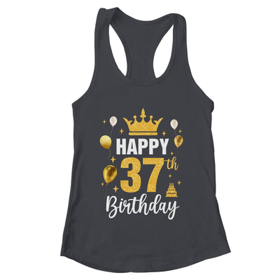 Happy 37th Birthday Idea For 37 Years Old Man And Woman Shirt & Tank Top | teecentury