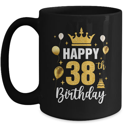 Happy 38th Birthday Idea For 38 Years Old Man And Woman Mug | teecentury