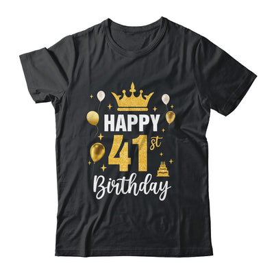 Happy 41st Birthday Idea For 41 Years Old Man And Woman Shirt & Tank Top | teecentury
