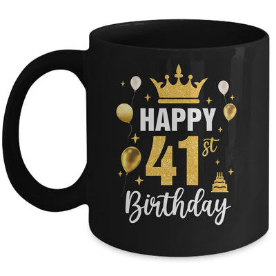 Happy 41st Birthday Idea For 41 Years Old Man And Woman Mug | teecentury