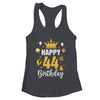Happy 44th Birthday Idea For 44 Years Old Man And Woman Shirt & Tank Top | teecentury