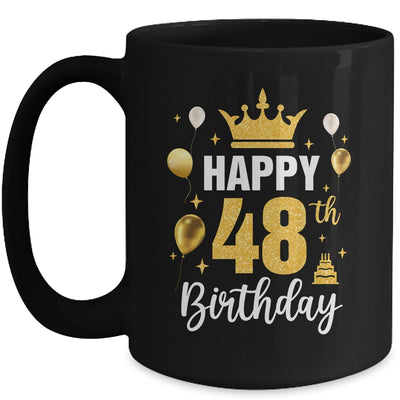 Happy 48th Birthday Idea For 48 Years Old Man And Woman Mug | teecentury