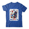 Happy 4th Of July Floral Chicken Flowers Patriotic Usa Flag Shirt & Tank Top | teecentury