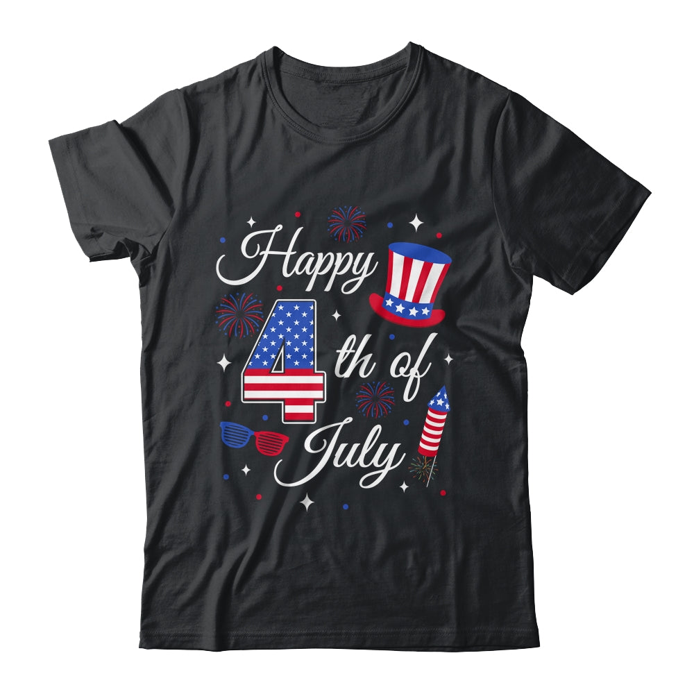 Happy 4th Of July Patriotic American Flag USA Men Women Kids Shirt & Tank Top | teecentury