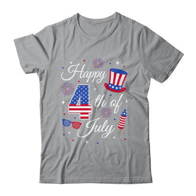 Happy 4th Of July Patriotic American Flag USA Men Women Kids Shirt & Tank Top | teecentury