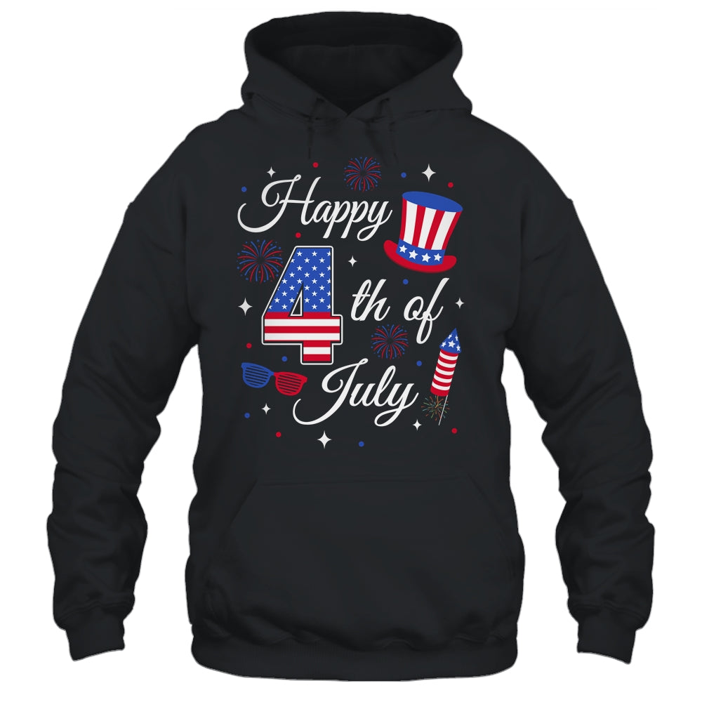 Happy 4th Of July Patriotic American Flag USA Men Women Kids Shirt & Tank Top | teecentury