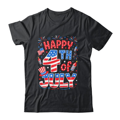 Happy 4th Of July US Flag American 4th Of July Independence Shirt & Tank Top | teecentury