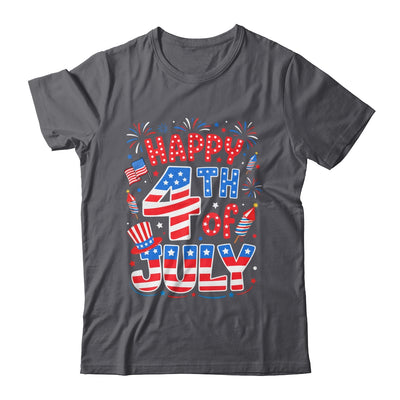 Happy 4th Of July US Flag American 4th Of July Independence Shirt & Tank Top | teecentury
