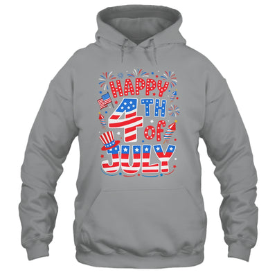 Happy 4th Of July US Flag American 4th Of July Independence Shirt & Tank Top | teecentury