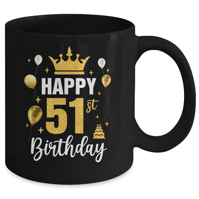 Happy 51st Birthday Idea For 51 Years Old Man And Woman Mug | teecentury