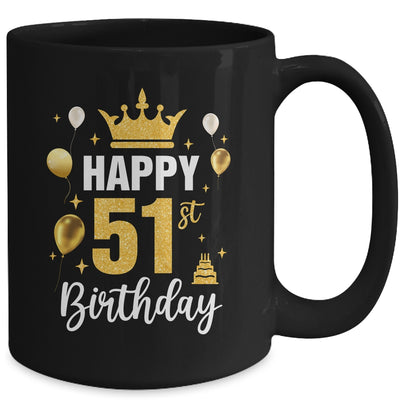 Happy 51st Birthday Idea For 51 Years Old Man And Woman Mug | teecentury