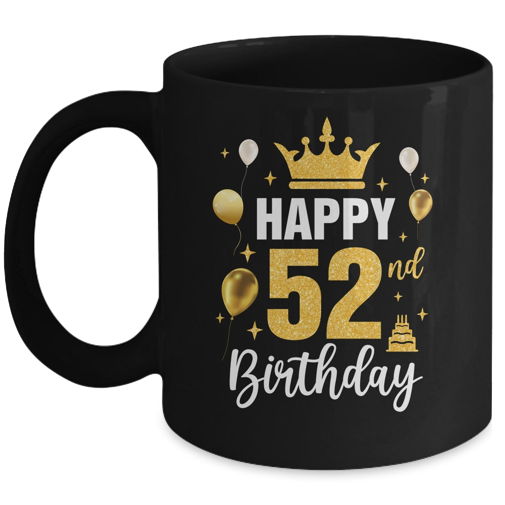 Happy 52nd Birthday Idea For 52 Years Old Man And Woman Mug | teecentury