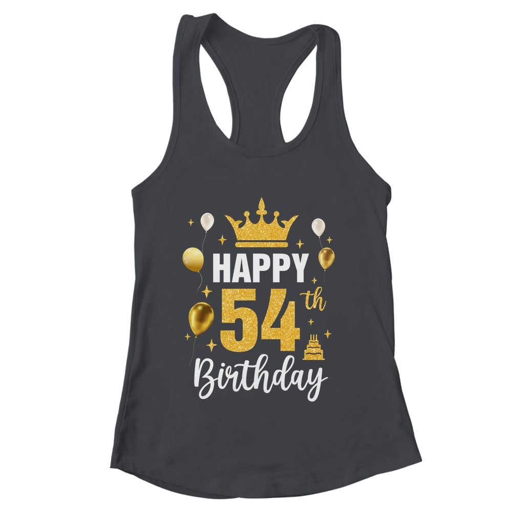 Happy 54th Birthday Idea For 54 Years Old Man And Woman Shirt & Tank Top | teecentury