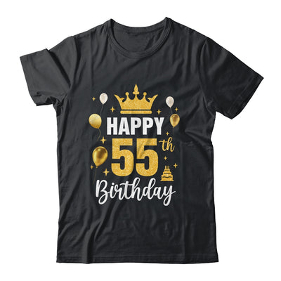 Happy 55th Birthday Idea For 55 Years Old Man And Woman Shirt & Tank Top | teecentury