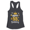 Happy 55th Birthday Idea For 55 Years Old Man And Woman Shirt & Tank Top | teecentury