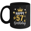 Happy 57th Birthday Idea For 57 Years Old Man And Woman Mug | teecentury