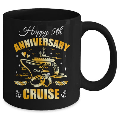 Happy 5th Anniversary Cruise Wedding Matching Husband Wife Mug | teecentury
