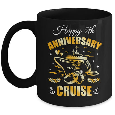 Happy 5th Anniversary Cruise Wedding Matching Husband Wife Mug | teecentury