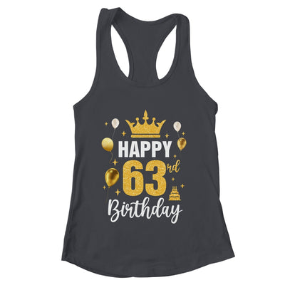 Happy 63rd Birthday Idea For 63 Years Old Man And Woman Shirt & Tank Top | teecentury