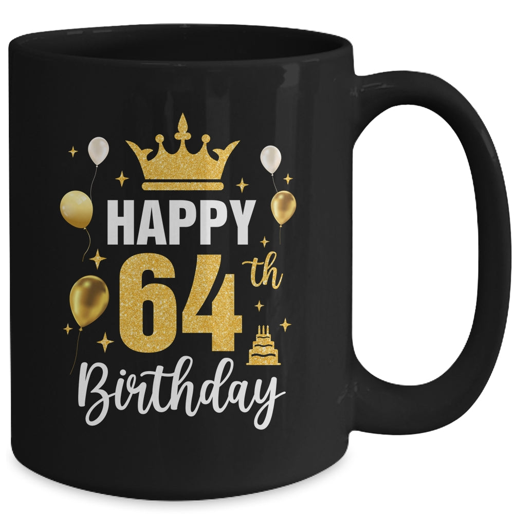 Happy 64th Birthday Idea For 64 Years Old Man And Woman Mug | teecentury