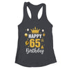 Happy 65th Birthday Idea For 65 Years Old Man And Woman Shirt & Tank Top | teecentury