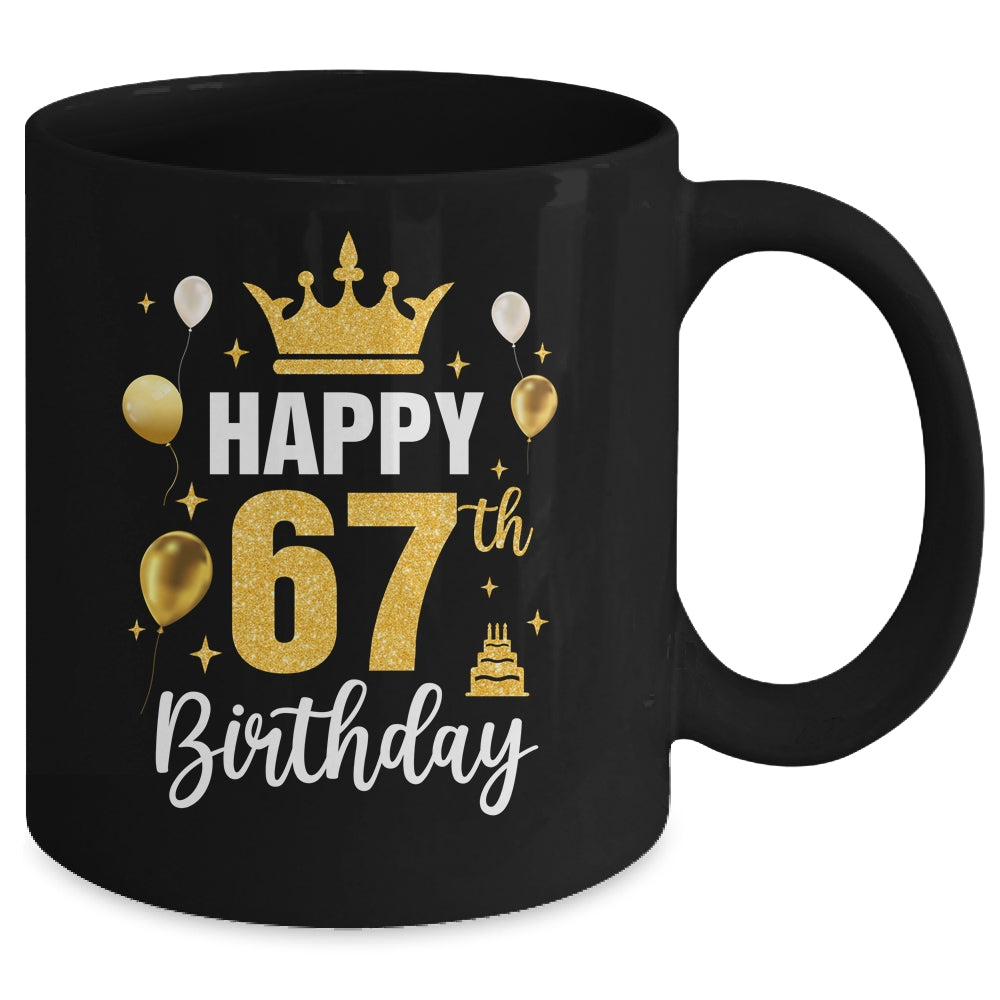 Happy 67th Birthday Idea For 67 Years Old Man And Woman Mug | teecentury
