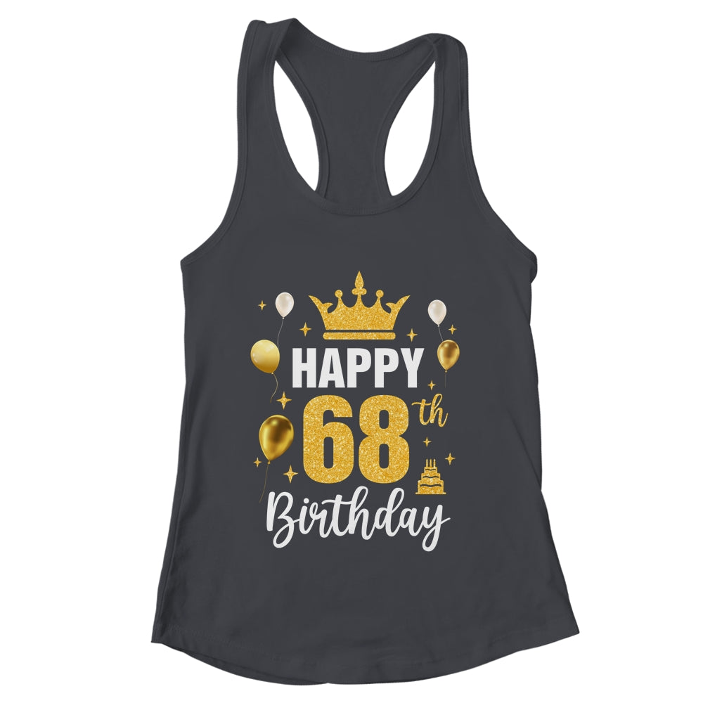Happy 68th Birthday Idea For 68 Years Old Man And Woman Shirt & Tank Top | teecentury