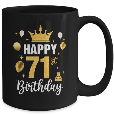 Happy 71st Birthday Idea For 71 Years Old Man And Woman Mug | teecentury