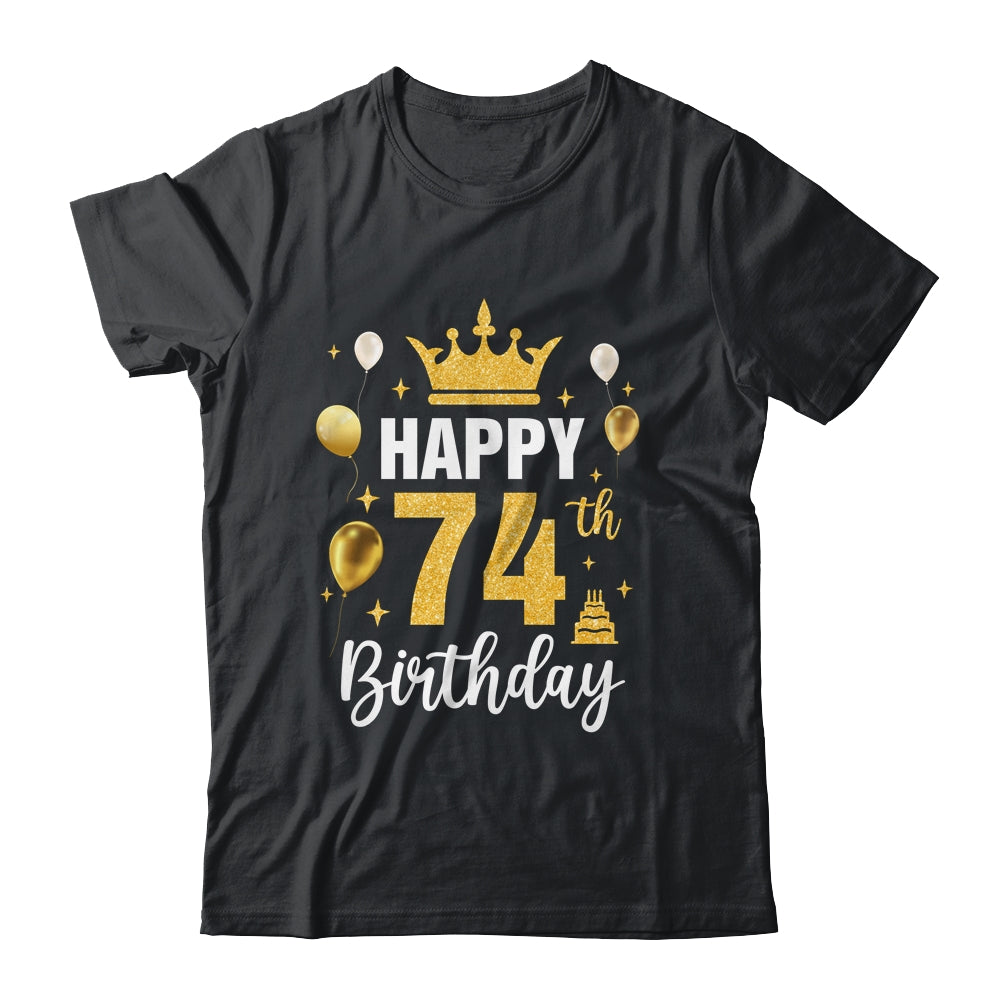 Happy 74th Birthday Idea For 74 Years Old Man And Woman Shirt & Tank Top - Teecentury.com Happy 74th Birthday Idea For 74 Years Old Man And Woman Shirt & Tank Top - Teecentury.com
