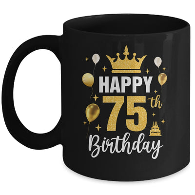 Happy 75th Birthday Idea For 75 Years Old Man And Woman Mug | teecentury