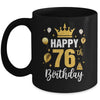 Happy 76th Birthday Idea For 76 Years Old Man And Woman Mug | teecentury